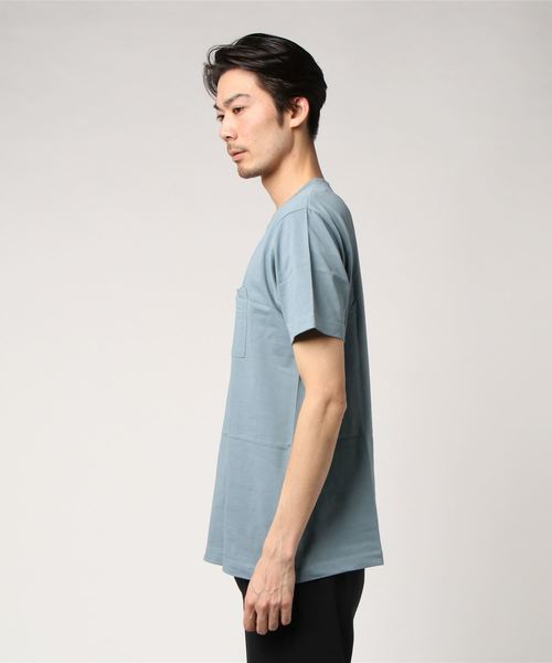 Nudie Jeans(ヌーディージーンズ)の「Kurt(Tシャツ/カットソー・メンズ・ライトブルー/イエロー/ダークカーキ/カーキ/ブラック/グレー・MEDIUM/X-SMALL/LARGE/SMALL)」の7枚目の写真