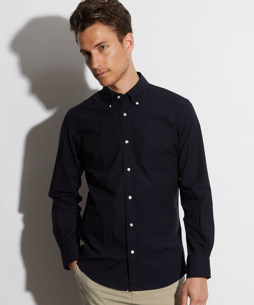 Cricket（クリケット）の「「Cricket」クリケットオリジナル タイプライター生地 ボタンダウンカラーシャツ 日本製（シャツ/ブラウス・メンズ・ホワイト/ダークオリーブ/ネイビー・LARGE/X-LARGE/MEDIUM）」の3枚目の写真