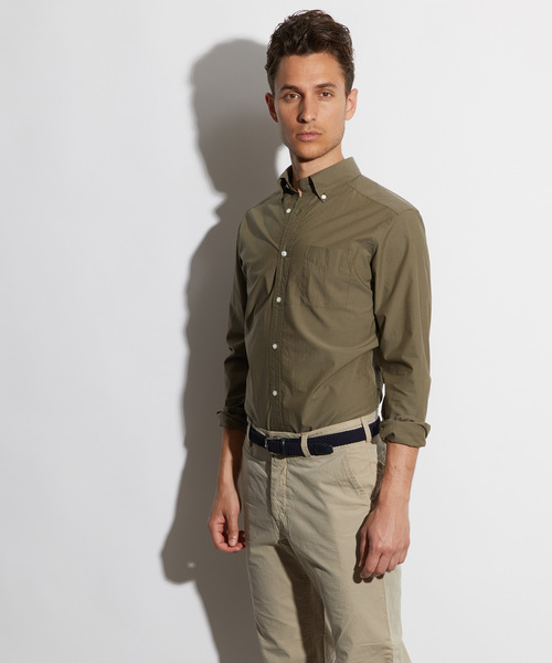 Cricket（クリケット）の「「Cricket」クリケットオリジナル タイプライター生地 ボタンダウンカラーシャツ 日本製（シャツ/ブラウス・メンズ・ホワイト/ダークオリーブ/ネイビー・LARGE/X-LARGE/MEDIUM）」の8枚目の写真