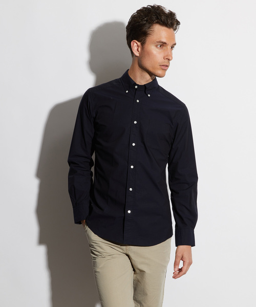 Cricket（クリケット）の「「Cricket」クリケットオリジナル タイプライター生地 ボタンダウンカラーシャツ 日本製（シャツ/ブラウス・メンズ・ホワイト/ダークオリーブ/ネイビー・LARGE/X-LARGE/MEDIUM）」の6枚目の写真