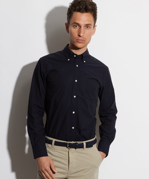 Cricket（クリケット）の「「Cricket」クリケットオリジナル タイプライター生地 ボタンダウンカラーシャツ 日本製（シャツ/ブラウス・メンズ・ホワイト/ダークオリーブ/ネイビー・LARGE/X-LARGE/MEDIUM）」の5枚目の写真