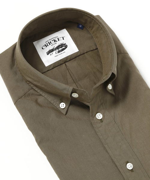 Cricket（クリケット）の「「Cricket」クリケットオリジナル タイプライター生地 ボタンダウンカラーシャツ 日本製（シャツ/ブラウス・メンズ・ホワイト/ダークオリーブ/ネイビー・LARGE/X-LARGE/MEDIUM）」の12枚目の写真