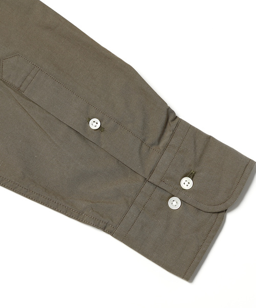 Cricket（クリケット）の「「Cricket」クリケットオリジナル タイプライター生地 ボタンダウンカラーシャツ 日本製（シャツ/ブラウス・メンズ・ホワイト/ダークオリーブ/ネイビー・LARGE/X-LARGE/MEDIUM）」の13枚目の写真