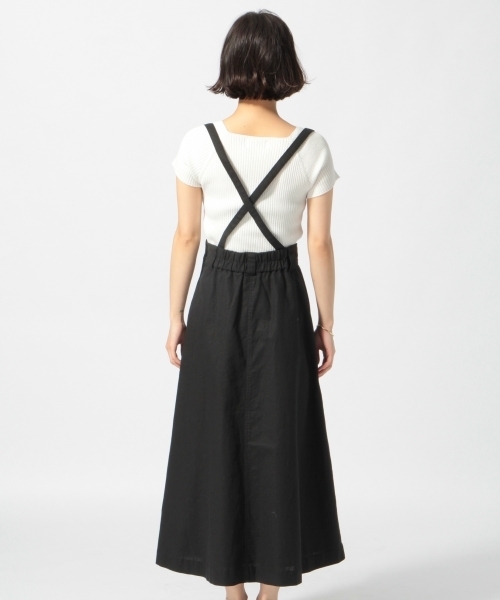 LOWRYS FARM（ローリーズファーム）の「ハイウエストサスツキスカート　795430（スカート・レディース・ブラック/ブラウン/カーキ/オレンジ・MEDIUM/LARGE）」の8枚目の写真