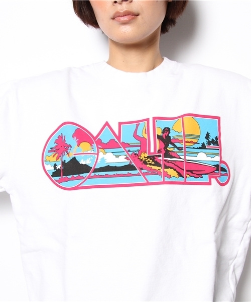 Kastane（カスタネ）の「CALIF長袖スゥェット（スウェット・レディース・オフホワイト/ライトブルー・FREE）」の8枚目の写真