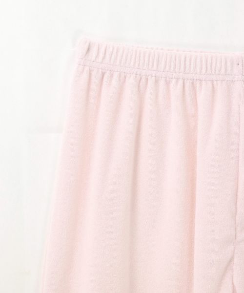 fran de lingerie（フランデランジェリー）の「Basic pile パイルシリーズ（無地） パーカー上下セット（ルームウェア/パジャマ・レディース・ホワイト/ネイビー/ピンク/ブラウン/ダークブルー/ワイン・M-L）」の16枚目の写真