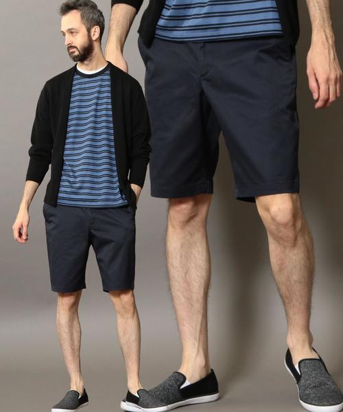 BEAUTY&YOUTH UNITED ARROWS（ビューティーアンドユースユナイテッドアローズ）の「BY ツイル ノープリーツ ショーツ о（その他パンツ・メンズ・オフホワイト/ダークグレー/ベージュ/ネイビー・SMALL/X-LARGE/MEDIUM/LARGE）」の4枚目の写真