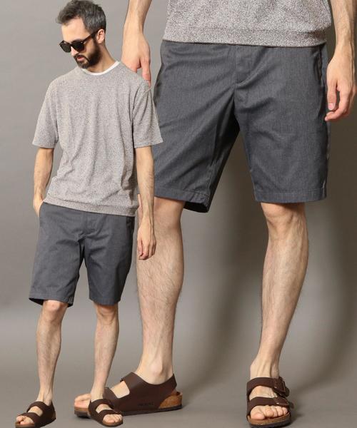 BEAUTY&YOUTH UNITED ARROWS（ビューティーアンドユースユナイテッドアローズ）の「BY ツイル ノープリーツ ショーツ о（その他パンツ・メンズ・オフホワイト/ダークグレー/ベージュ/ネイビー・SMALL/X-LARGE/MEDIUM/LARGE）」の2枚目の写真