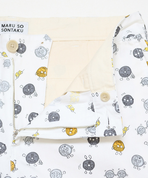 SONTAKU(ソンタク)の「渋谷直角 おつり柄HALF PANTS/ショーツ(その他パンツ・メンズ・ホワイト・MEDIUM/LARGE/SMALL/X-LARGE)」の3枚目の写真