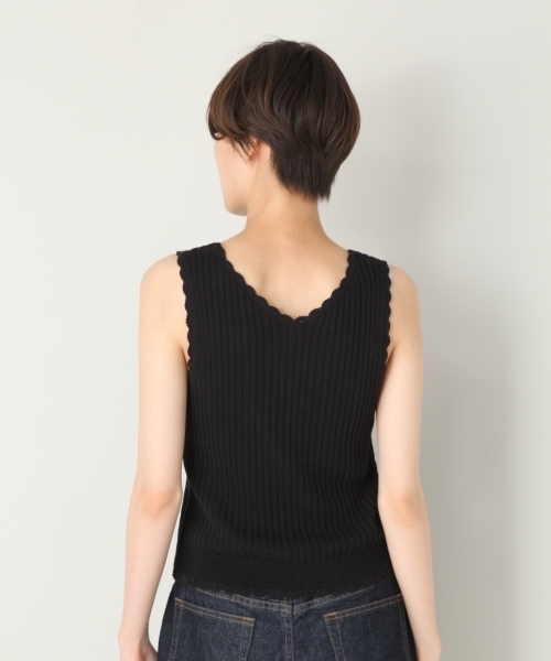 LOWRYS FARM(ローリーズファーム)の「9Gリブタンク 803216(タンクトップ・レディース・ブラック/ベージュ/バーガンディー・MEDIUM/LARGE)」の8枚目の写真