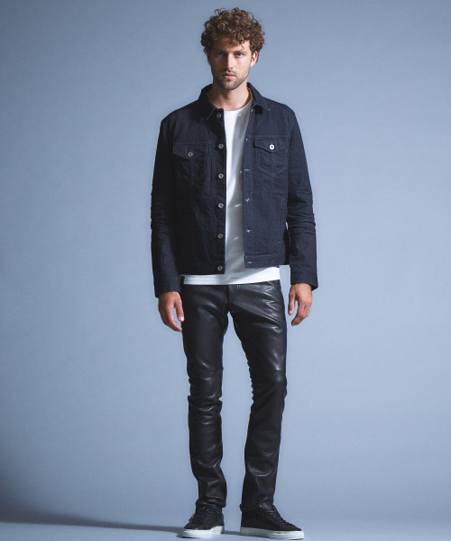 5351 POUR LES HOMMES（ゴーサンゴーイチプールオム）の「バスケットモクロディー7分袖カットソー（Tシャツ/カットソー・メンズ・ホワイト/ブラック・44/46/48）」の5枚目の写真
