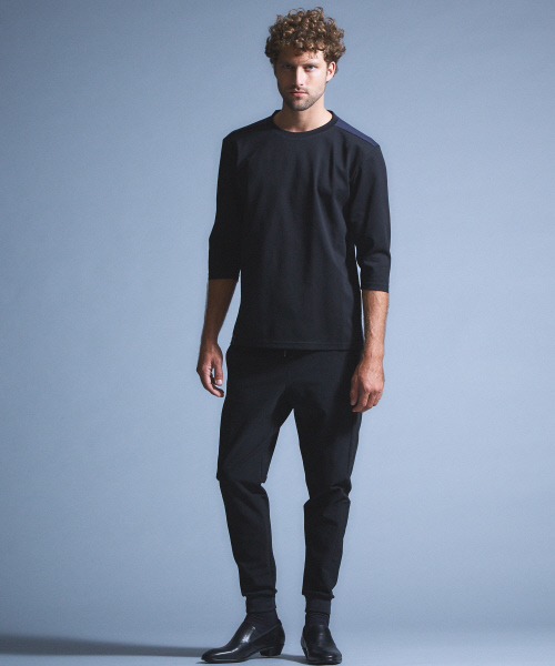 5351 POUR LES HOMMES（ゴーサンゴーイチプールオム）の「バスケットモクロディー7分袖カットソー（Tシャツ/カットソー・メンズ・ホワイト/ブラック・44/46/48）」の4枚目の写真
