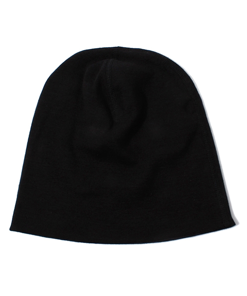 BEAMS（ビームス）の「□Sanca / カシミヤコットン ワッチキャップ（ニットキャップ/ビーニー・メンズ・ホワイト/ブラック・ONE SIZE）」の3枚目の写真