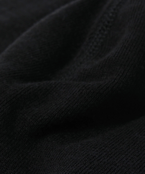 BEAMS（ビームス）の「□Sanca / カシミヤコットン ワッチキャップ（ニットキャップ/ビーニー・メンズ・ホワイト/ブラック・ONE SIZE）」の5枚目の写真