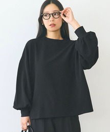 coca（coca） | ＼新色登場／エンボス加工バルーンスリーブクルーネックトップス(Tシャツ/カットソー)