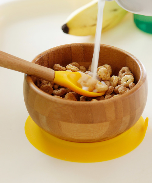 Avanchy（アバンシー）の「【T‐REX】Avanchy　竹のボウル+スプーンセット（マグ/哺乳瓶/お食事グッズ・キッズ・ピンク/イエロー/グリーン/グレー/ブラック・ONE SIZE）」の6枚目の写真