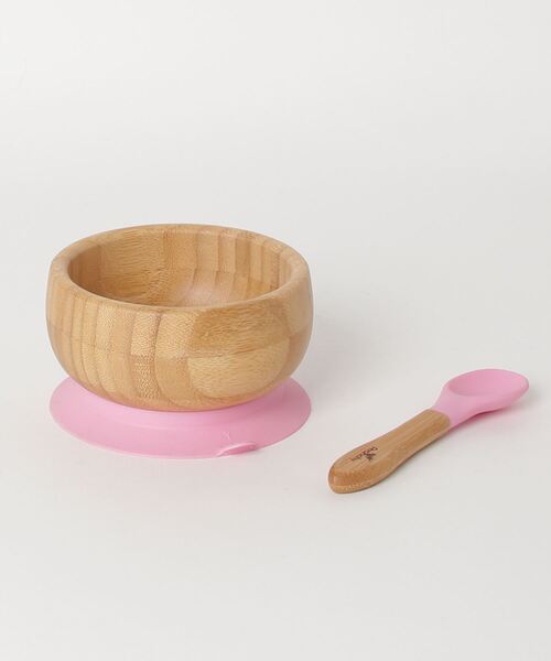 Avanchy（アバンシー）の「【T‐REX】Avanchy　竹のボウル+スプーンセット（マグ/哺乳瓶/お食事グッズ・キッズ・ピンク/イエロー/グリーン/グレー/ブラック・ONE SIZE）」の11枚目の写真