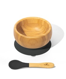 Avanchy（アバンシー）の「【T‐REX】Avanchy　竹のボウル+スプーンセット（マグ/哺乳瓶/お食事グッズ）」