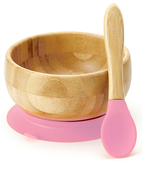 Avanchy（アバンシー）の「【T‐REX】Avanchy　竹のボウル+スプーンセット（マグ/哺乳瓶/お食事グッズ・キッズ・ピンク/イエロー/グリーン/グレー/ブラック・ONE SIZE）」の15枚目の写真