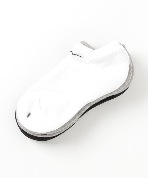 NIKE(ナイキ)の「NIKE/ナイキ 3P エブリデイ クッションノーショウソックス(ソックス/靴下・メンズ・ホワイト/ブラック/マルチ・25-27/23-25/21-23cm/27-29)」の7枚目の写真