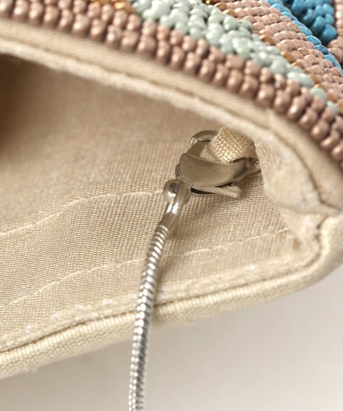 A part by（アパートバイ）の「ハーフムーンガラビースBAG 823189（ショルダーバッグ・レディース・グレー系その他/ブラウン系その他・FREE）」の7枚目の写真
