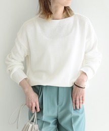 reca | ボートネックゆったり春ニット(ニット/セーター)