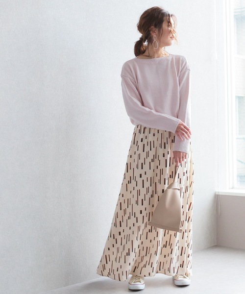 reca（レカ）の「ボートネックゆったりニット（ニット/セーター・レディース・ライトブルー/オフホワイト/ライトパープル/ライトピンク/ベージュ・FREE）」の13枚目の写真