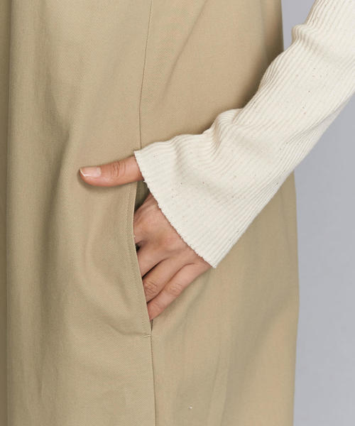 BEAUTY&YOUTH UNITED ARROWS（ビューティーアンドユースユナイテッドアローズ）の「BY コットンワイドサロペット ◆（サロペット/オーバーオール・レディース・ブラック/ベージュ・SMALL/MEDIUM）」の10枚目の写真