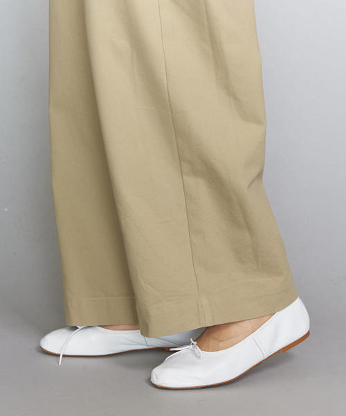 BEAUTY&YOUTH UNITED ARROWS（ビューティーアンドユースユナイテッドアローズ）の「BY コットンワイドサロペット ◆（サロペット/オーバーオール・レディース・ブラック/ベージュ・SMALL/MEDIUM）」の3枚目の写真