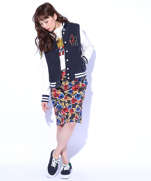 Ray BEAMS（レイビームス）の「JACKSON MATISSE×Ray BEAMS / 別注 Studium Jacket（ブルゾン・レディース・グレー/ネイビー・ONE SIZE）」の13枚目の写真