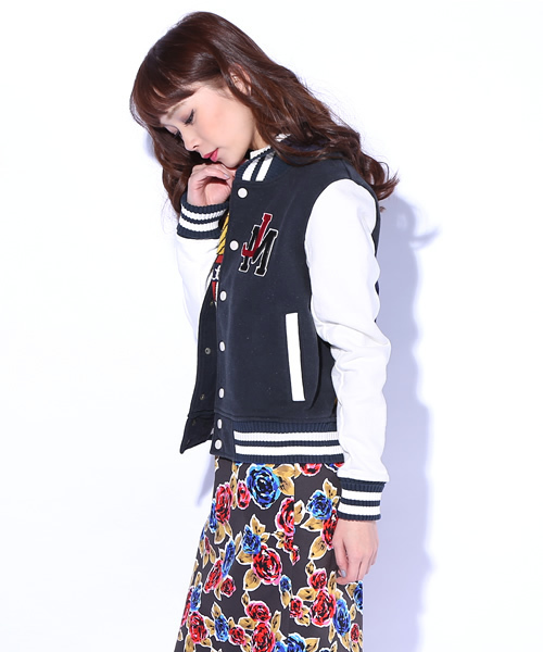 Ray BEAMS（レイビームス）の「JACKSON MATISSE×Ray BEAMS / 別注 Studium Jacket（ブルゾン・レディース・グレー/ネイビー・ONE SIZE）」の14枚目の写真