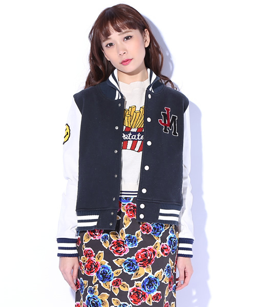 Ray BEAMS（レイビームス）の「JACKSON MATISSE×Ray BEAMS / 別注 Studium Jacket（ブルゾン・レディース・グレー/ネイビー・ONE SIZE）」の5枚目の写真