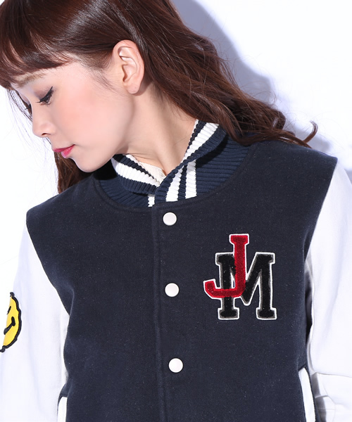Ray BEAMS（レイビームス）の「JACKSON MATISSE×Ray BEAMS / 別注 Studium Jacket（ブルゾン・レディース・グレー/ネイビー・ONE SIZE）」の7枚目の写真