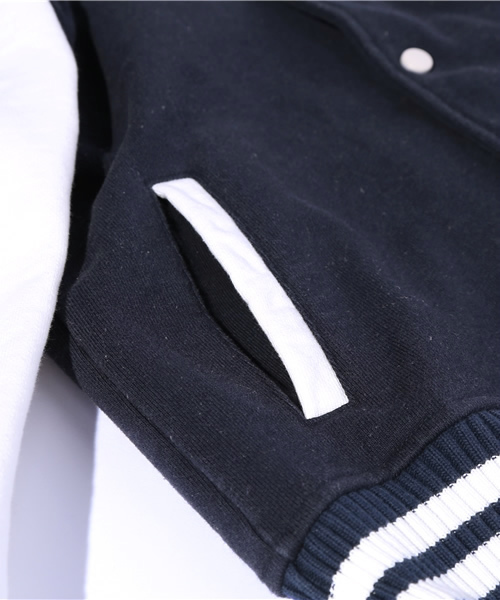 Ray BEAMS（レイビームス）の「JACKSON MATISSE×Ray BEAMS / 別注 Studium Jacket（ブルゾン・レディース・グレー/ネイビー・ONE SIZE）」の17枚目の写真