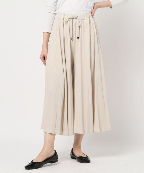 B.I.D.(ビーアイディー)の「BID / Accordion Color Pants(その他パンツ・レディース・カーキ/ベージュ/アイボリー/グレー/ブラック/マスタード・FREE)」の9枚目の写真