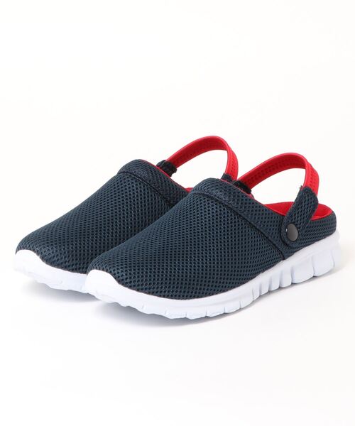 STYLEBLOCK(スタイルブロック)の「軽量メッシュスリッポンサボスポーツサンダル(サンダル・メンズ・ブラック/カモフラージュ/グレー系その他/ブルー系その他/ネイビー/ホワイト・LL/S/M/L)」の4枚目の写真