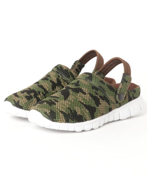 STYLEBLOCK(スタイルブロック)の「軽量メッシュスリッポンサボスポーツサンダル(サンダル・メンズ・ブラック/カモフラージュ/グレー系その他/ブルー系その他/ネイビー/ホワイト・LL/S/M/L)」の6枚目の写真