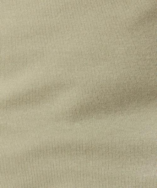 BEAUTY&YOUTH UNITED ARROWS（ビューティーアンドユースユナイテッドアローズ）の「BYBC フラットシームフレンチスリーブ ▽：◆（Tシャツ/カットソー・レディース・ホワイト/ブラック/ライトグレー/ネイビー/ターコイズブルー/ダークグレー/ダークグリーン/ケリー/ブラウン・フリー）」の14枚目の写真