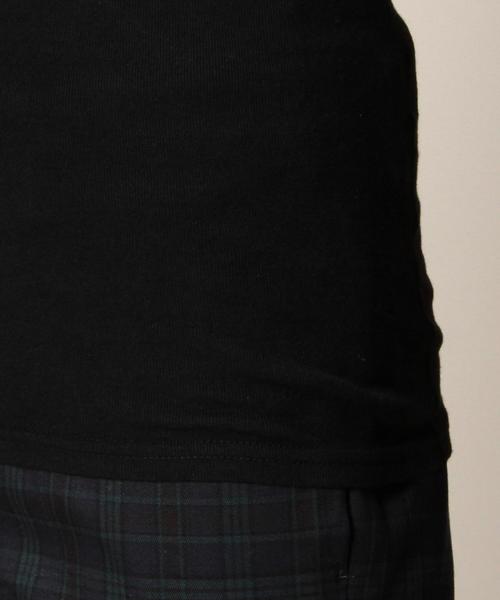 BEAUTY&YOUTH UNITED ARROWS（ビューティーアンドユースユナイテッドアローズ）の「BYBC フラットシームフレンチスリーブ ▽：◆（Tシャツ/カットソー・レディース・ホワイト/ブラック/ライトグレー/ネイビー/ターコイズブルー/ダークグレー/ダークグリーン/ケリー/ブラウン・フリー）」の16枚目の写真