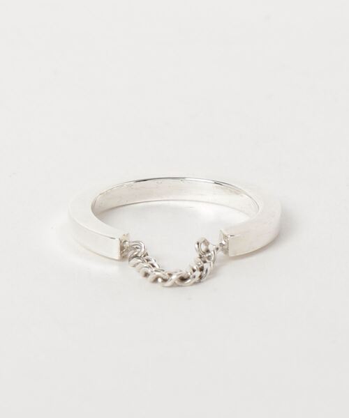 YArKA（ヤーカ）の「【YArKA/ヤーカ】silver925 chain bridge ring[haci] /チェーンリング シルバー925（リング・レディース・シルバー/その他11・#13/#11/#9/#17/#15/#19）」の5枚目の写真