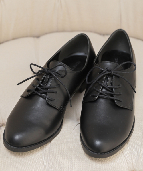 GLOBAL WORK（グローバルワーク）の「【抗菌防臭】らくっションマニッシュシューズ/841393（ドレスシューズ・レディース・オフホワイト/ブラック/ブラック系その他/ボルドー・LARGE/MEDIUM/SMALL）」の3枚目の写真