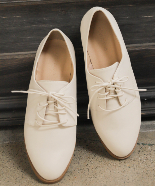 GLOBAL WORK（グローバルワーク）の「【抗菌防臭】らくっションマニッシュシューズ/841393（ドレスシューズ・レディース・オフホワイト/ブラック/ブラック系その他/ボルドー・LARGE/MEDIUM/SMALL）」の18枚目の写真