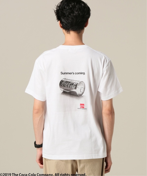417 EDIFICE(フォーワンセブンエディフィス)の「COCA-COLA / BACK PRINT PHOTO T-SH(Tシャツ/カットソー・メンズ・ホワイト/ブラック・SMALL/MEDIUM/LARGE/X-LARGE)」の22枚目の写真