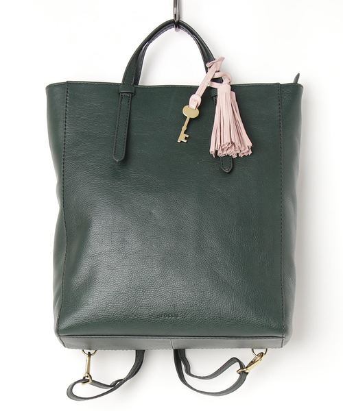 FOSSIL（フォッシル）の「CAMILLA　BACKPACK　ZB7834（バックパック/リュック・レディース・ダークグリーン・FREE）」の13枚目の写真