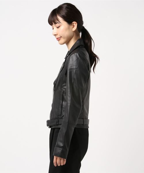 Guess（ゲス）の「MARCIANO All Mine Leather Gunmetal Moto Jacket
