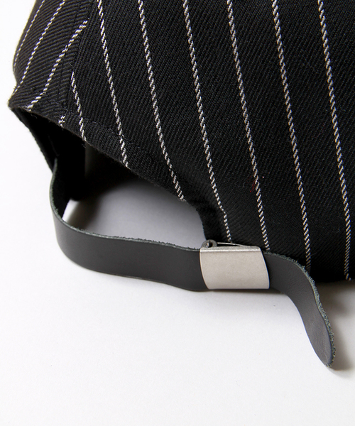 WEGO（ウィゴー）の「WEGO/ストライプベースボールキャップ（キャップ・メンズ・ブラック/グレー/ネイビー・FREE）」の8枚目の写真