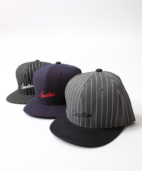 WEGO（ウィゴー）の「WEGO/ストライプベースボールキャップ（キャップ・メンズ・ブラック/グレー/ネイビー・FREE）」の9枚目の写真