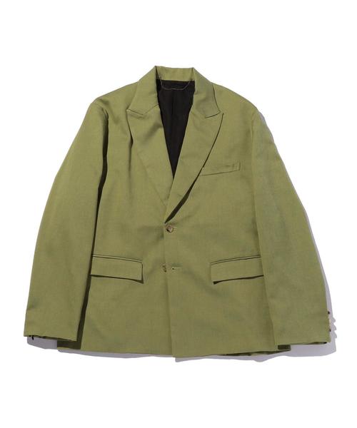 Jieda(ジエダ)の「<JieDa> TAILORED JKT/ジャケット(テーラードジャケット・メンズ・ダークグレー/イエロー・2/1)」の1枚目の写真