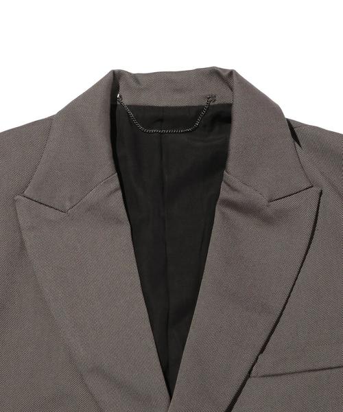 Jieda(ジエダ)の「<JieDa> TAILORED JKT/ジャケット(テーラードジャケット・メンズ・ダークグレー/イエロー・2/1)」の7枚目の写真