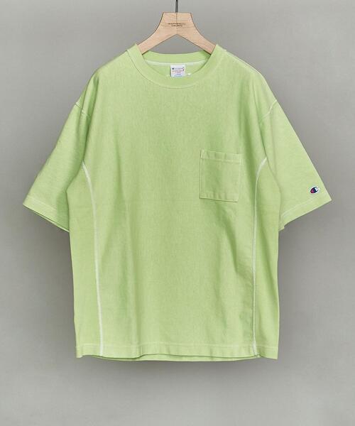 Champion（チャンピオン）の「【別注】 ＜CHAMPION(チャンピオン）＞ 1POCKET TEE/Tシャツ（Tシャツ/カットソー・メンズ・ライトブルー/ライム/ホワイト/シャーベット・XL/L/S/M）」の2枚目の写真